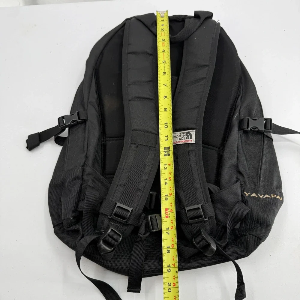 The North Face Yavapai Backpack Unisex OS Black Hiking School Daypack Bag